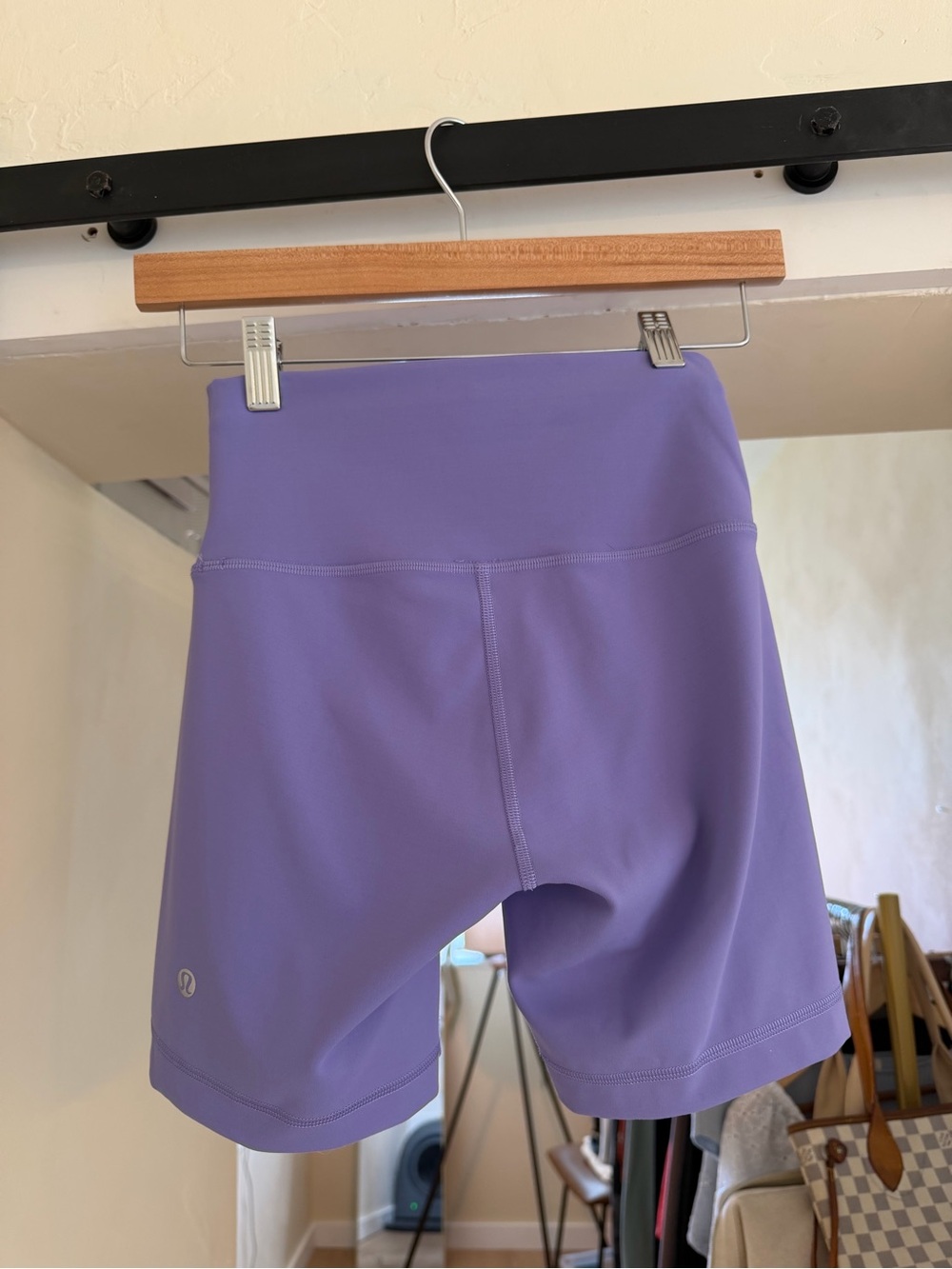 lululemon athletica High-Rise Purple Align Shorts - Picture 2 of 3